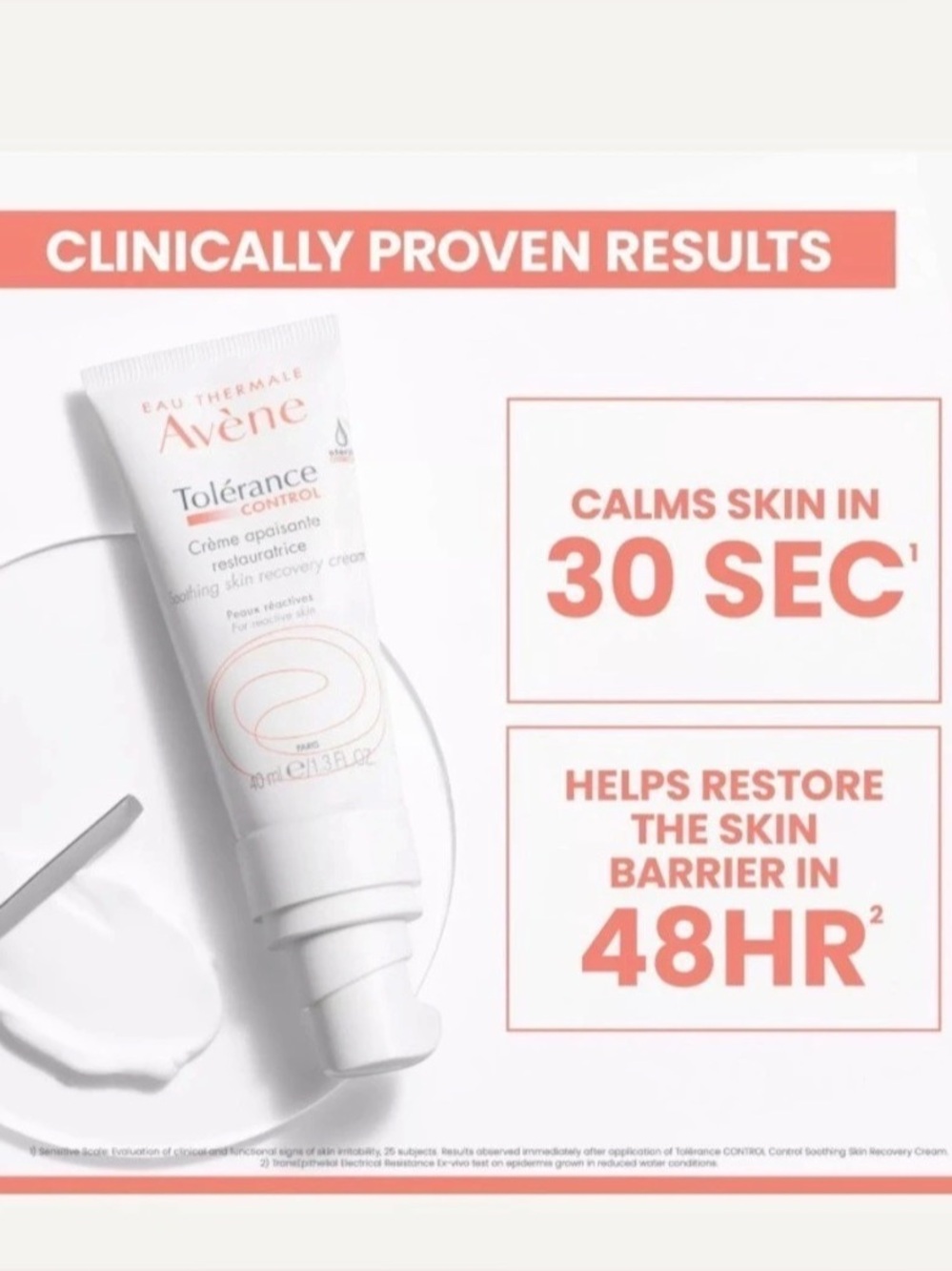 Avène Tolérance Control Soothing Skin Recovery Balm 40ml